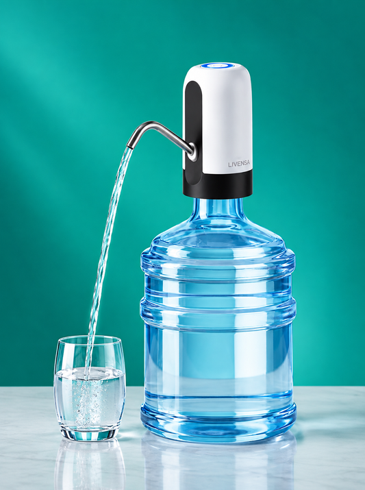 Automatic Water Bottle Pump Dispenser – Rechargeable USB Electric Water Dispenser for Home & Office