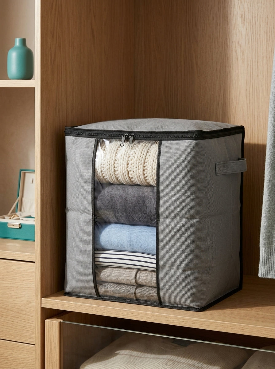 Premium Storage Bag – Large Blanket, Bedding & Clothes Organizer