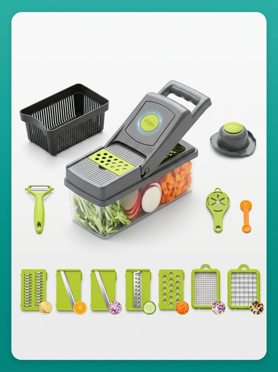 16-in-1 Vegetable Chopper & Slicer | Kitchen Ideas